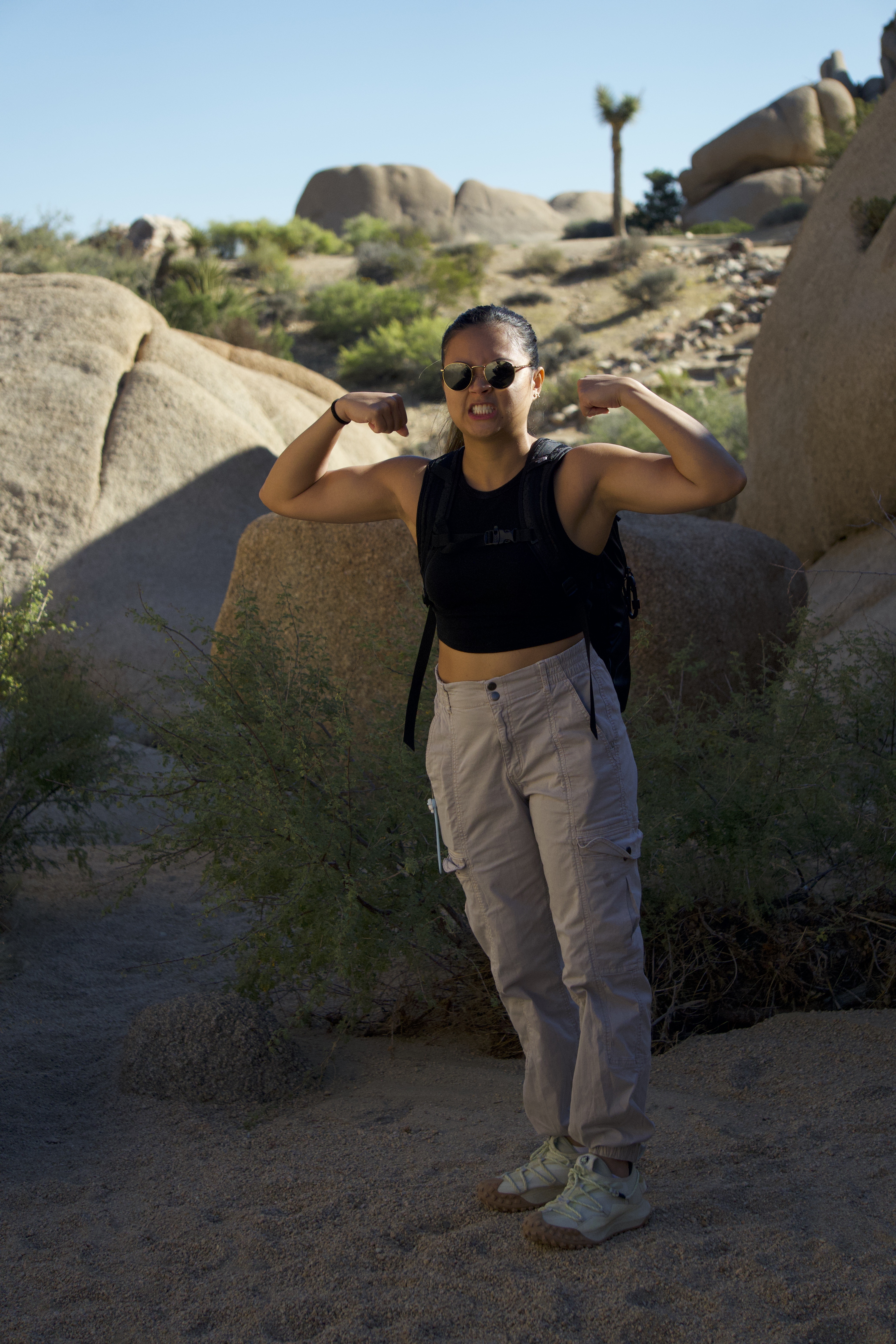 Hiking at Joshua Tree National Park