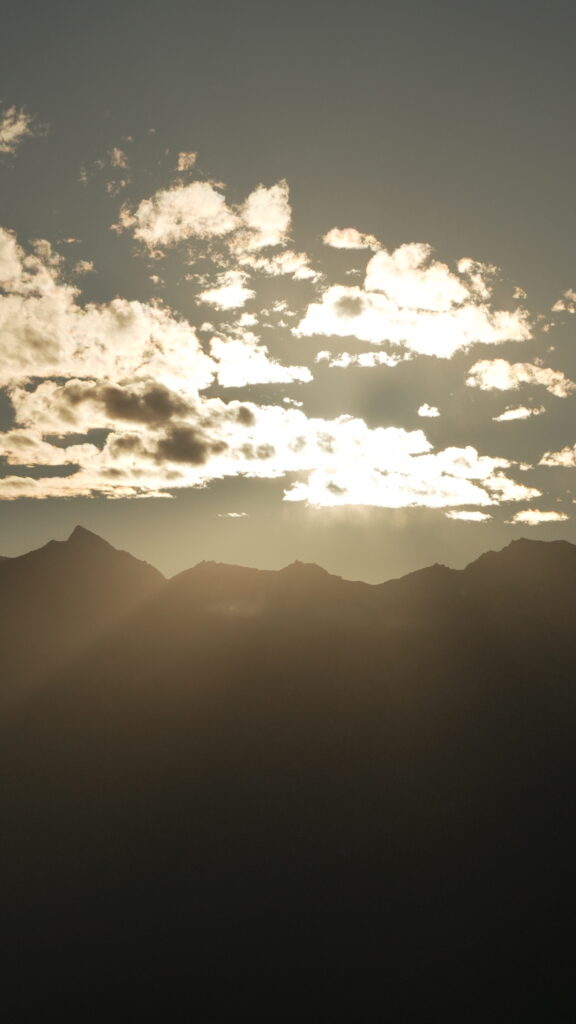 Sunrise during Moro Rock