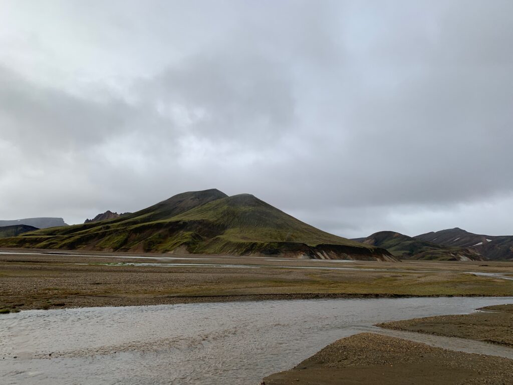 A river flowing through the Icelandic highlands