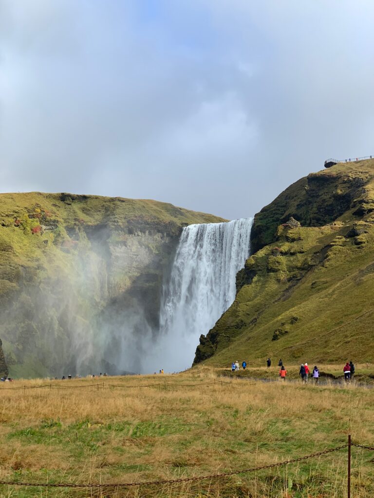 A sunny afternoon at Skógafoss