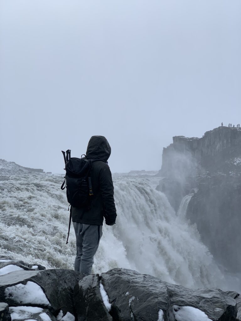 A cloudy afternoon in October at Dettifoss