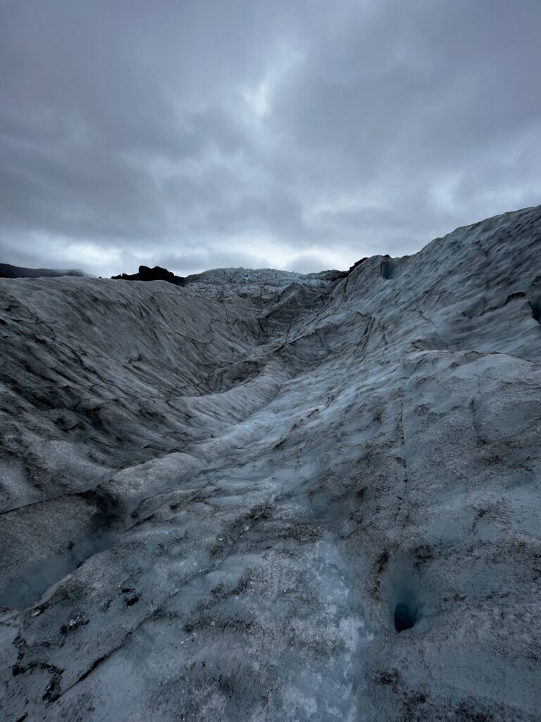 A glacier hike on the Vatnajökull Glacier