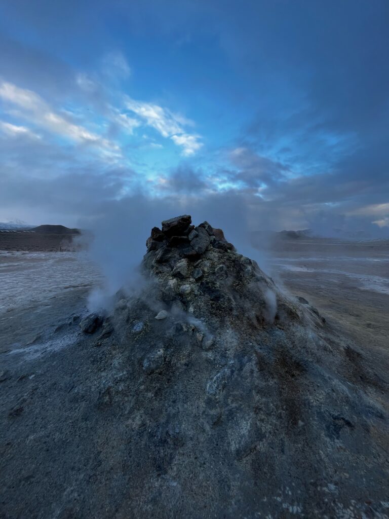 A fumarole at Námafjall Hverir