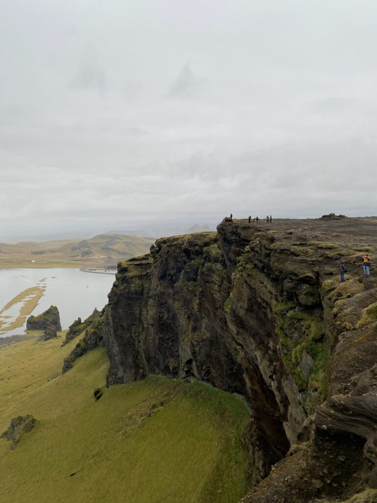 A viewpoint at Dyrhólaey