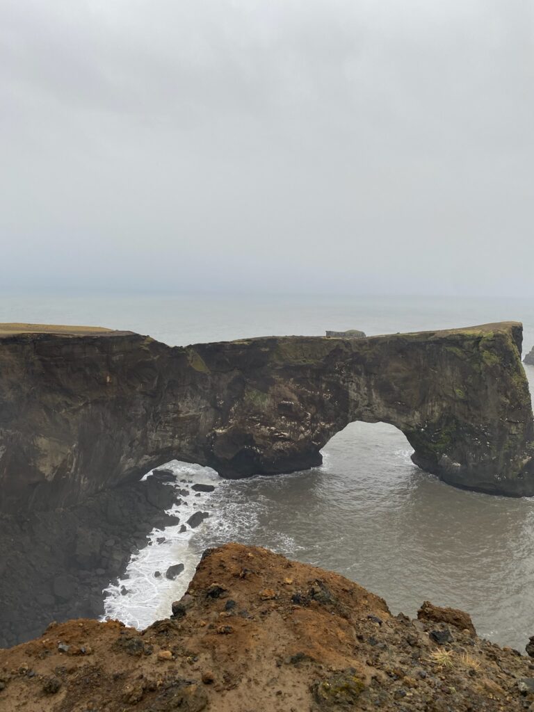 The arch in Dyrhólaey Peninsula